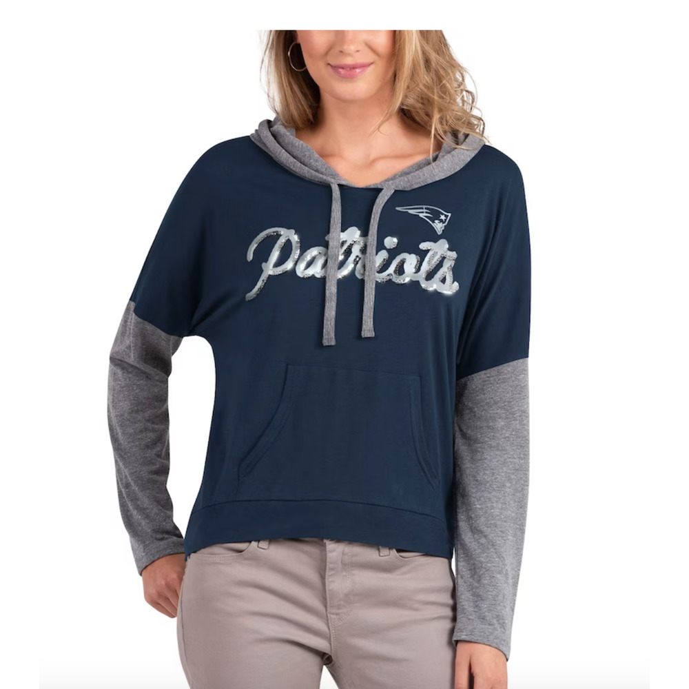 New England Patriots Touch Women's Without Limits Pullover Hoodie size small